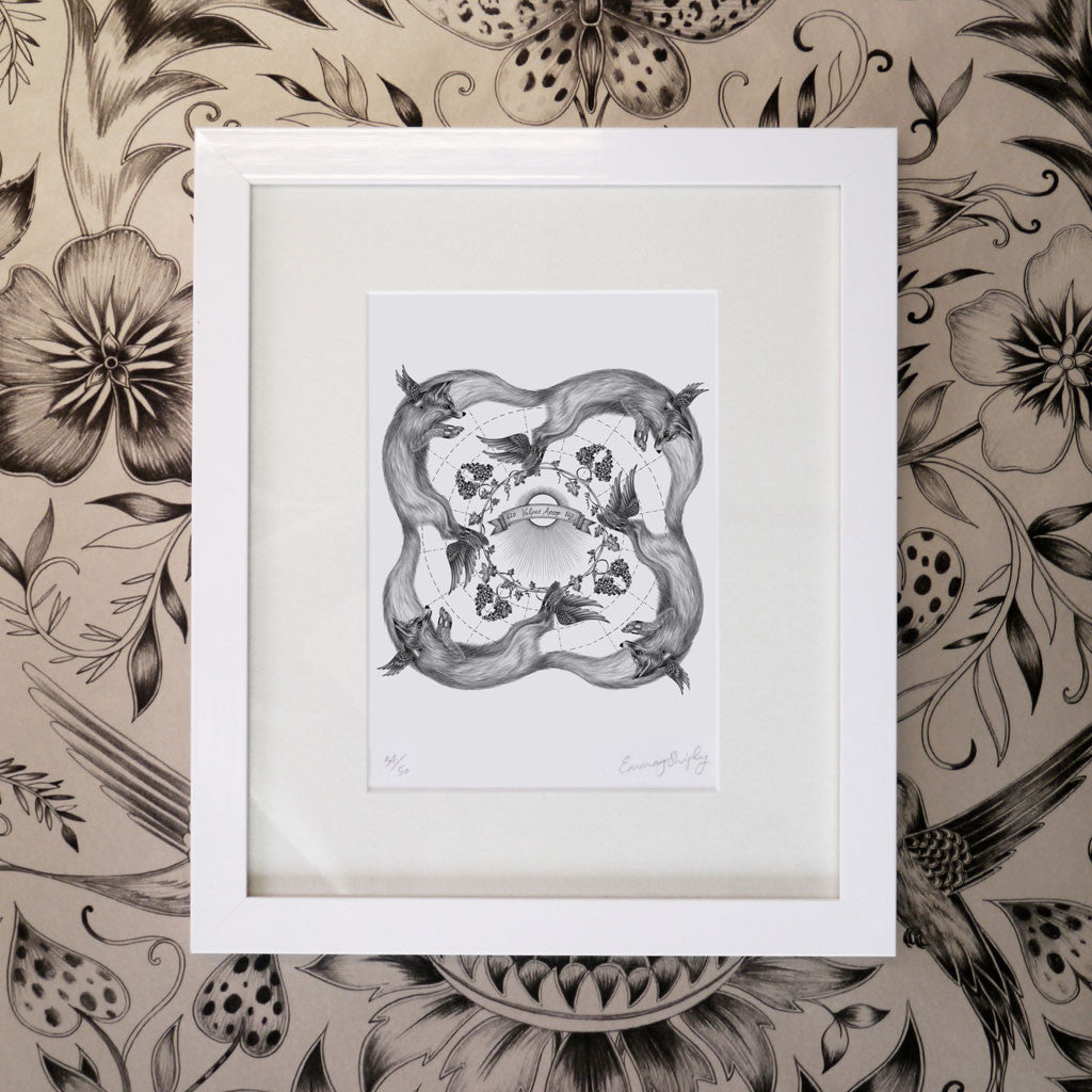 Aesop Mini Print - White Frame