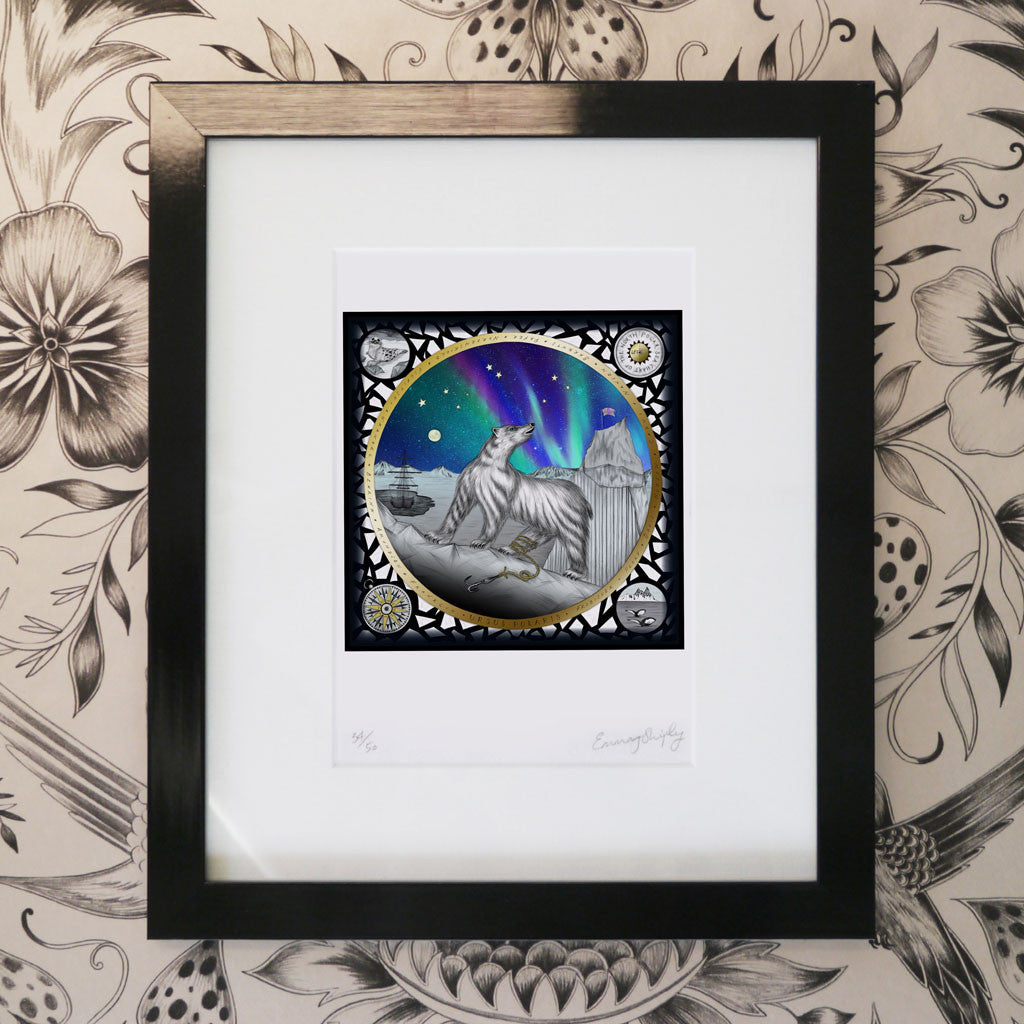Aurora Mini Print - Black Frame