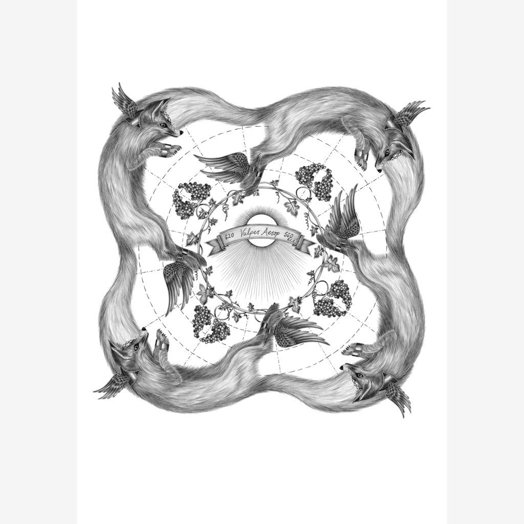 Aesop Mini Print - White Frame