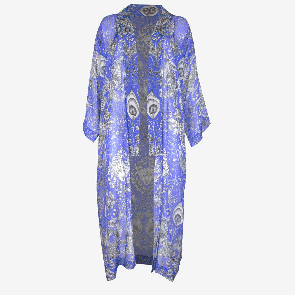 Amazon Long Silk Kimono