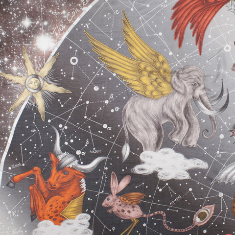 Constellation Silk Chiffon Scarf