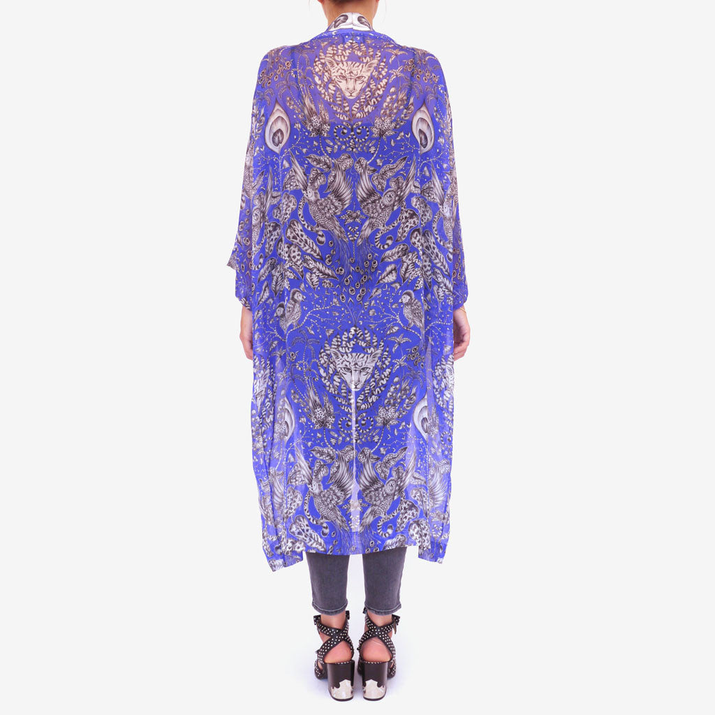 Amazon Long Silk Kimono