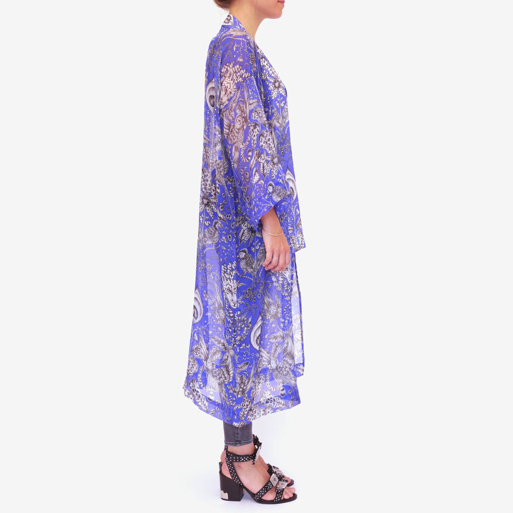 Amazon Long Silk Kimono