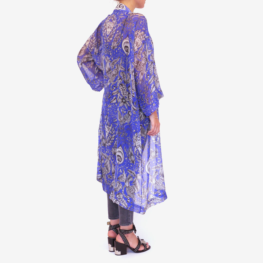 Amazon Long Silk Kimono