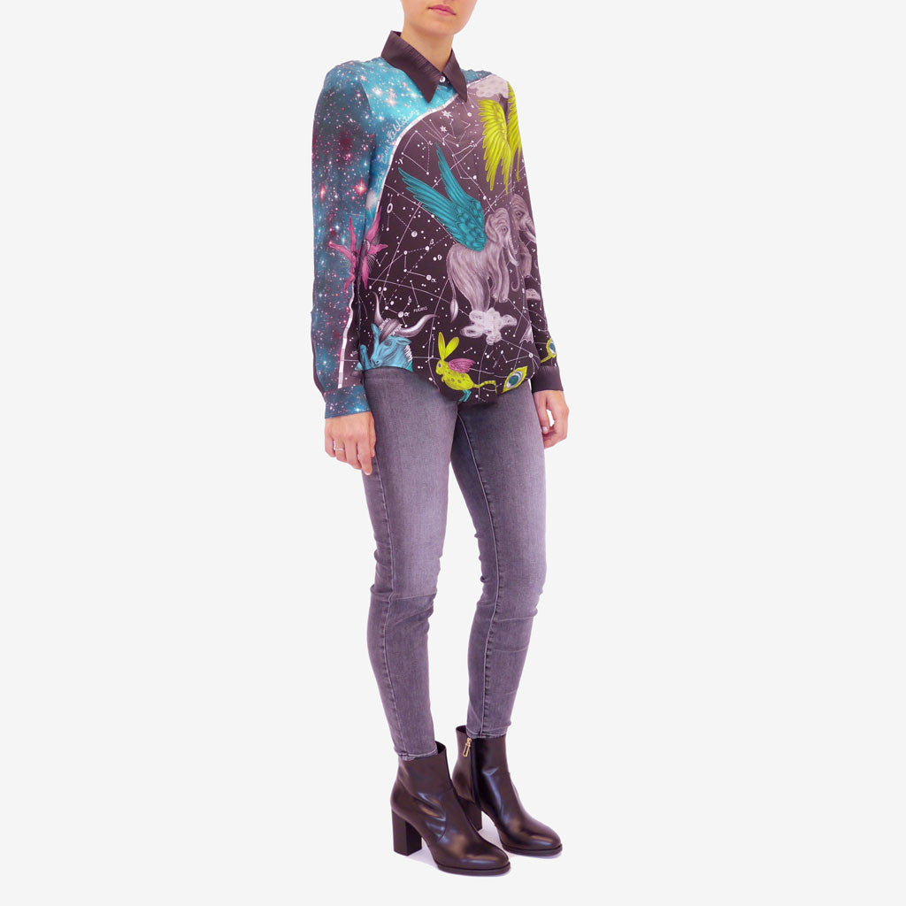 Constellation Silk Shirt