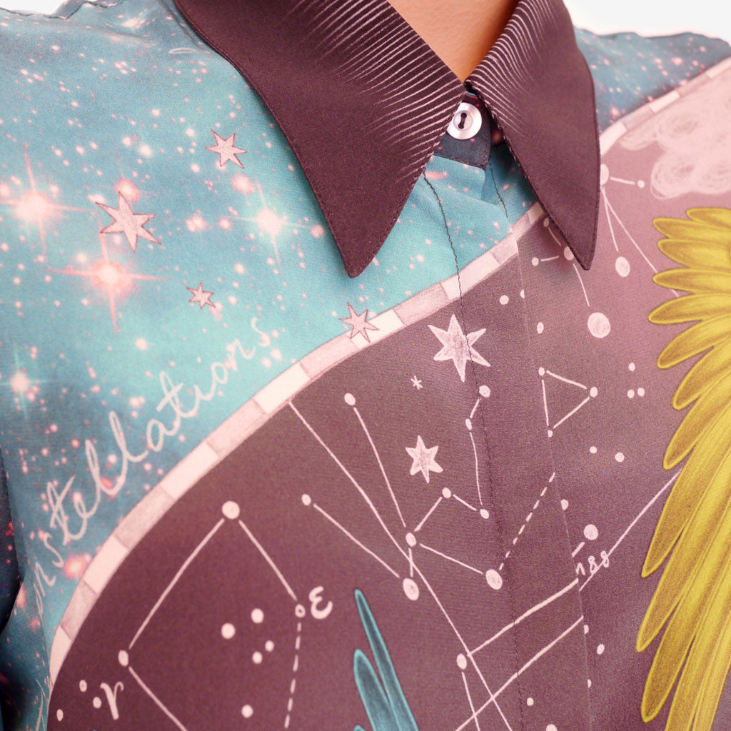 Constellation Silk Shirt