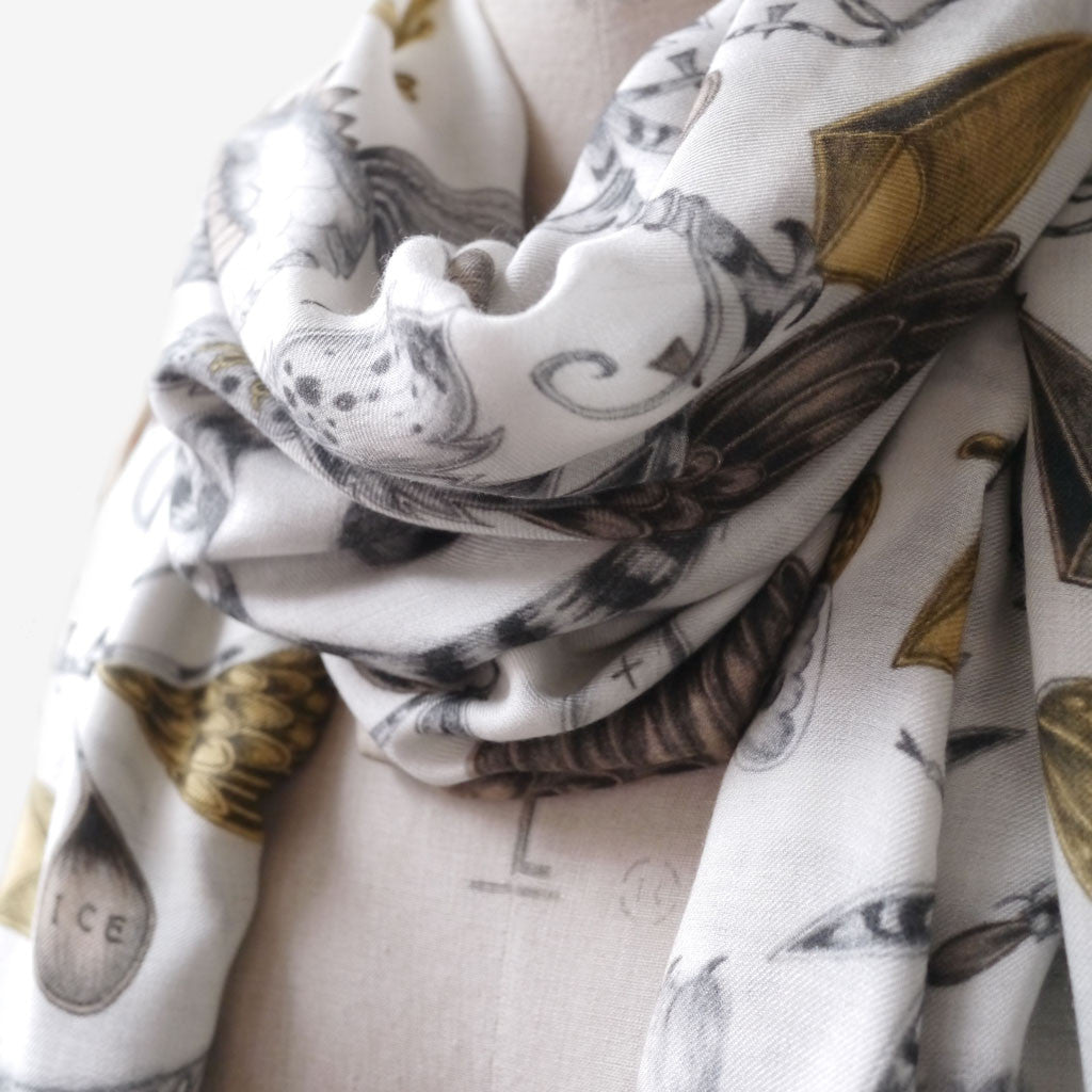 Extinct Modal Blend Shawl
