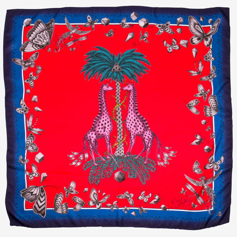 Giraffe Classic Silk Scarf