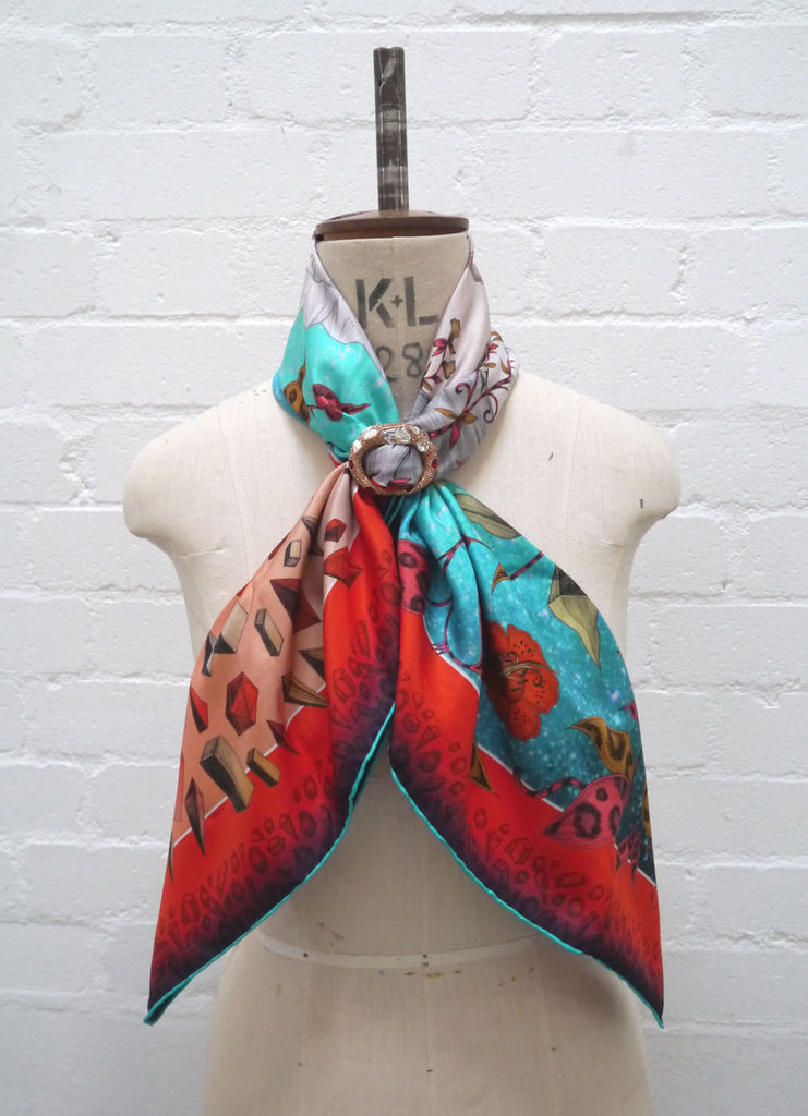 Petra Double Scarf Ring