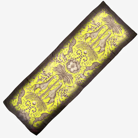 Kruger Silk Chiffon Skinny Scarf