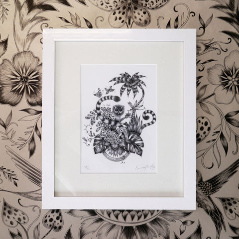 Maki Mococo Mini Print - White Frame