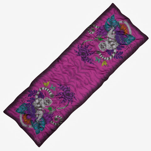 Lemur Silk Chiffon Skinny Scarf