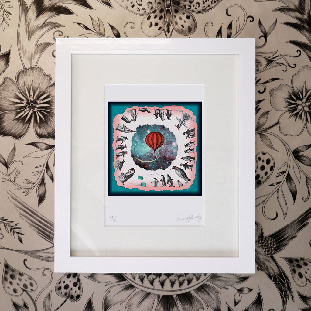 Expedition Mini Print - White Frame