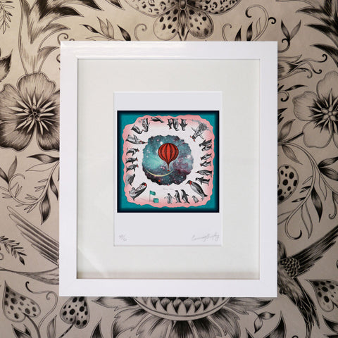 Expedition Mini Print - White Frame