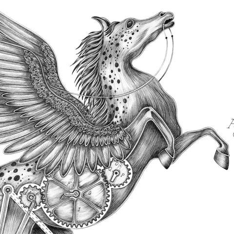 Pegasus Mini Print - Unframed