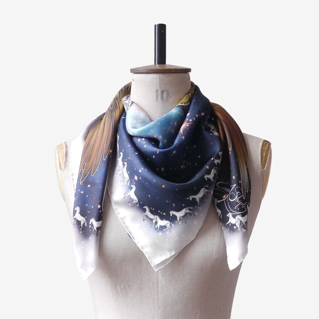 Pegasus Classic Silk Scarf