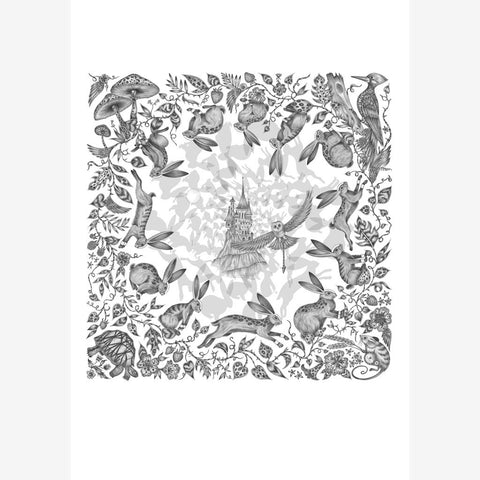 Frith Mini Print - White Frame