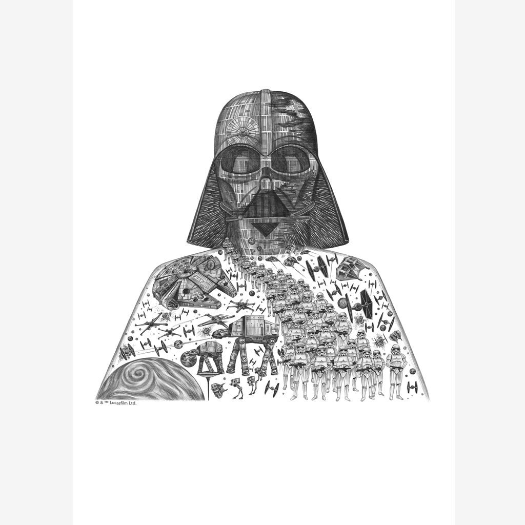 Vader Mini Print - Unframed