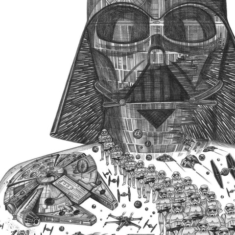 Vader Mini Print - Unframed