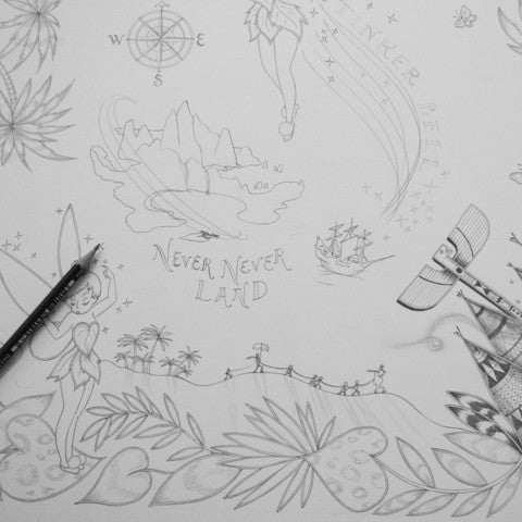 Disney Tinker Bell Silk Neckerchief