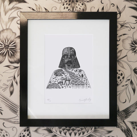 Vader Mini Print - Black Frame