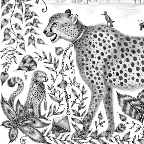 Cheetah Mini Print - Black Frame