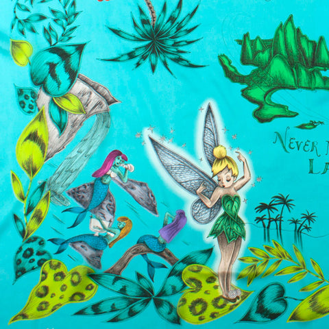 Disney Tinker Bell Silk Chiffon Scarf