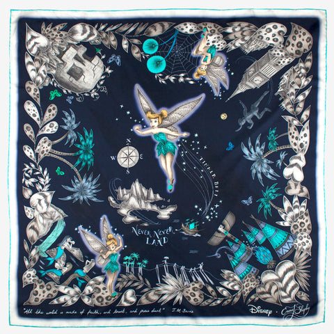 Disney Tinker Bell Classic Silk Scarf