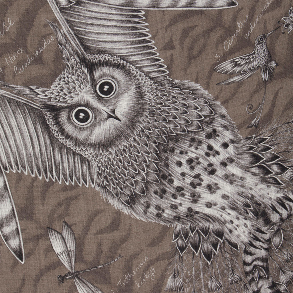 Owl of Paradise Wool Scarf