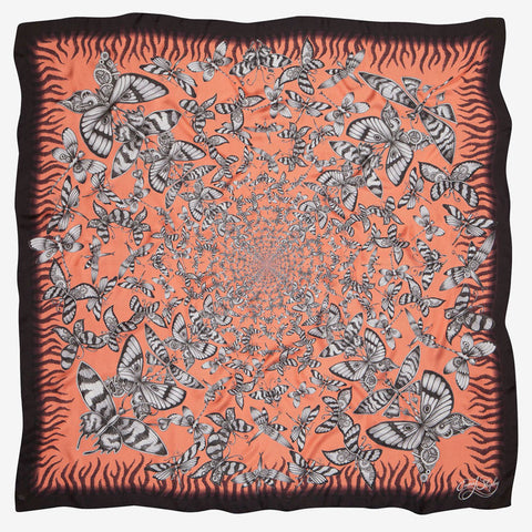 Papilio Silk Chiffon Scarf