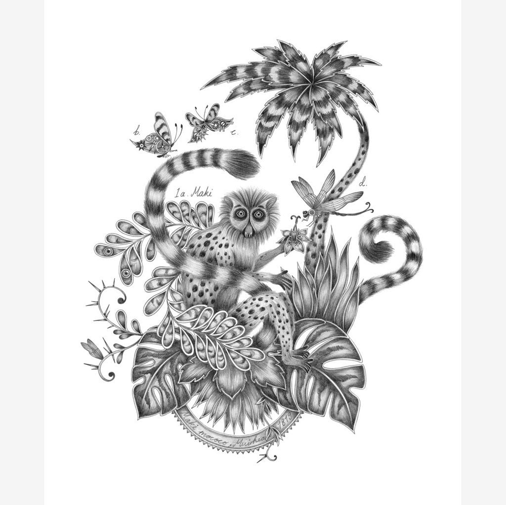 Maki Mococo Mini Print - Black Frame