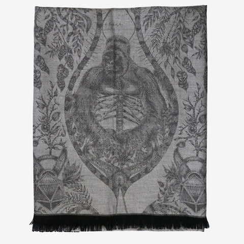 Silverback Cashmere Jacquard Scarf